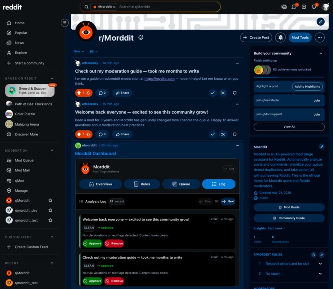 Morddit - Mod Triage Assistant – screenshot 2