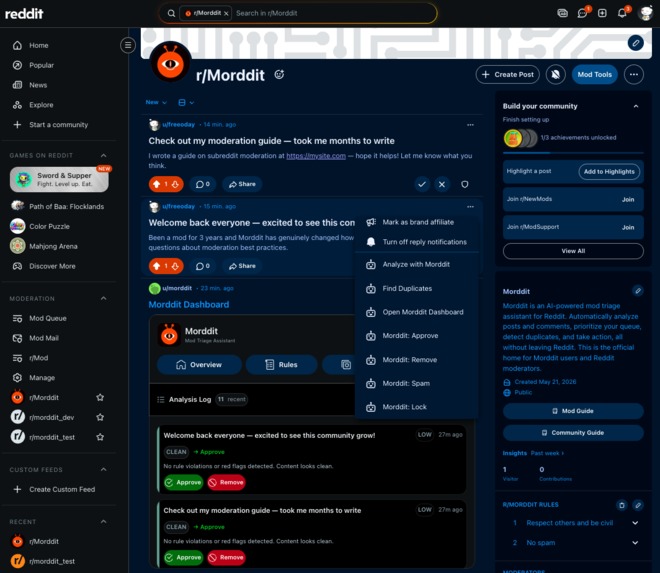 Morddit - Mod Triage Assistant – screenshot 3