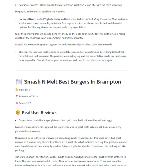 Taste Trail AI — Smart Local Food Decision Agent – screenshot 5