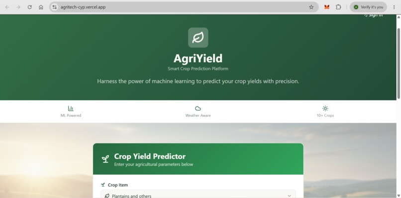 AGRIYIELD – screenshot 1