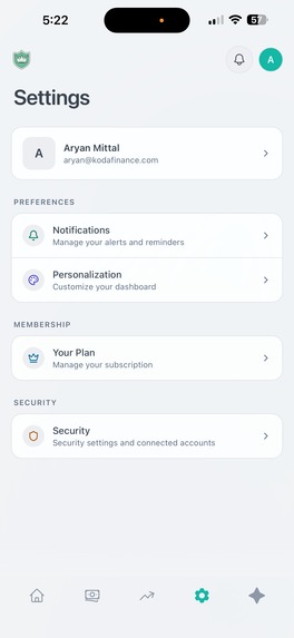 KODA - The Gen-Z Finance Platform – screenshot 12