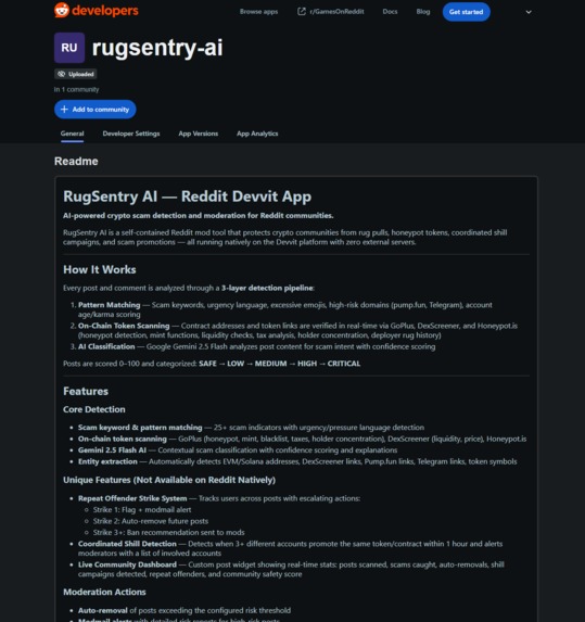 Rugsentry AI – screenshot 1