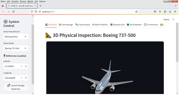 ACAIS Ai (Aircraft Crash Analysis & Ivestigation Simulation) – screenshot 1