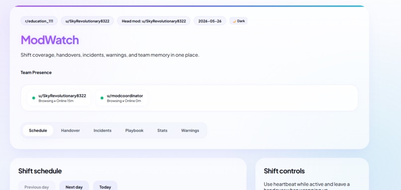 ModWatch – screenshot 2