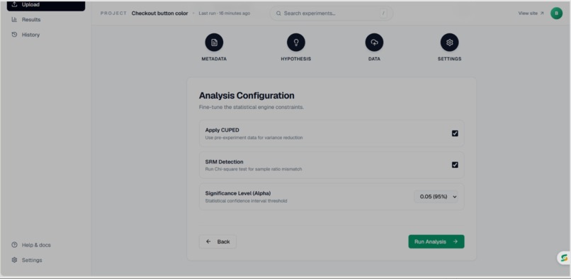Infer - AI-Powered A/B Testing & Causal Inference Platform – screenshot 4