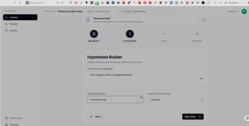 Infer - AI-Powered A/B Testing & Causal Inference Platform – screenshot 5