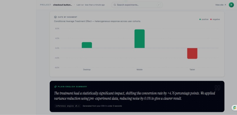 Infer - AI-Powered A/B Testing & Causal Inference Platform – screenshot 6