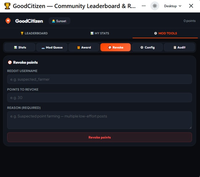 GoodCitizen: Trust Signals for Mods – screenshot 1