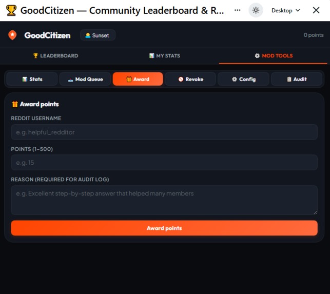 GoodCitizen: Trust Signals for Mods – screenshot 3