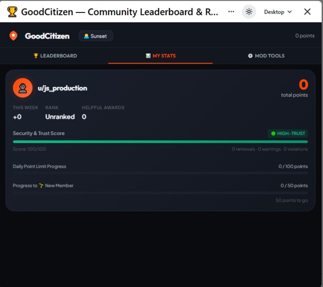 GoodCitizen: Trust Signals for Mods – screenshot 4