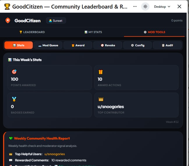 GoodCitizen: Trust Signals for Mods – screenshot 7