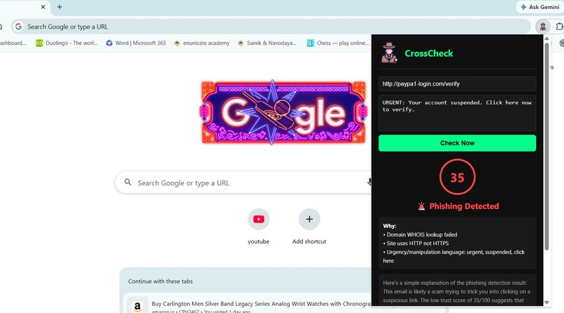 CrossCheck – screenshot 1
