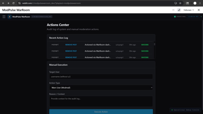 ModPulse WarRoom – screenshot 4