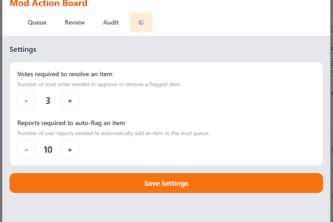 Mod Action Board