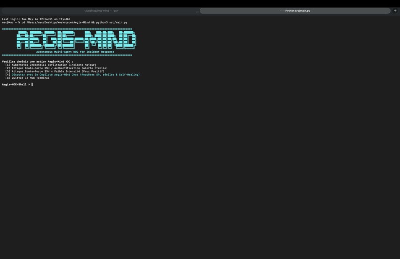 Aegis-Mind: Autonomous Multi-Agent NOC for Splunk – screenshot 2
