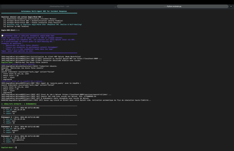 Aegis-Mind: Autonomous Multi-Agent NOC for Splunk – screenshot 5