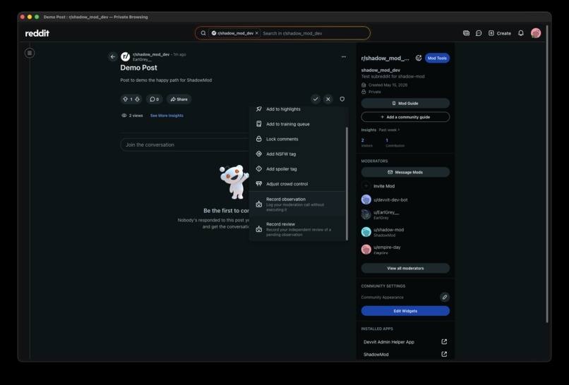 ShadowMod – screenshot 1