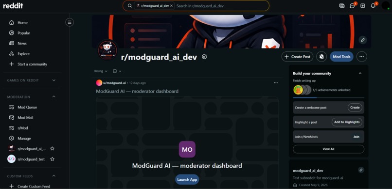 ModGuard AI – screenshot 1