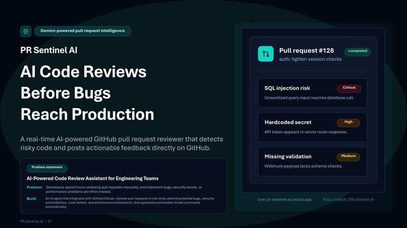 PR Sentinel AI – screenshot 1