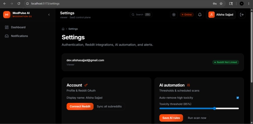 ModPulse-AI – screenshot 4
