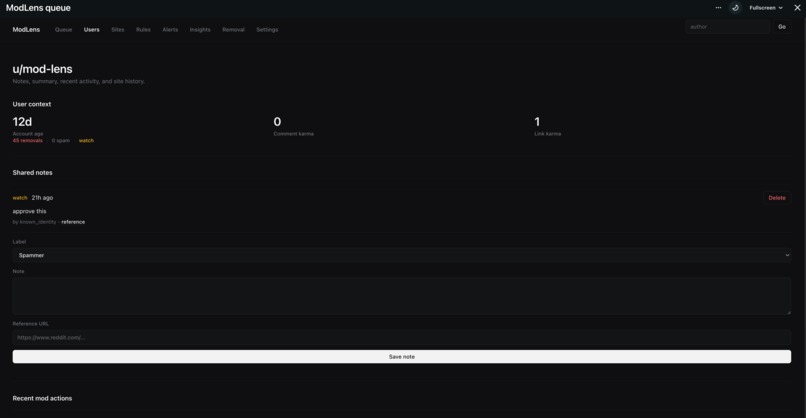 modlens – screenshot 2