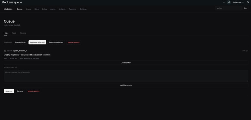 modlens – screenshot 1