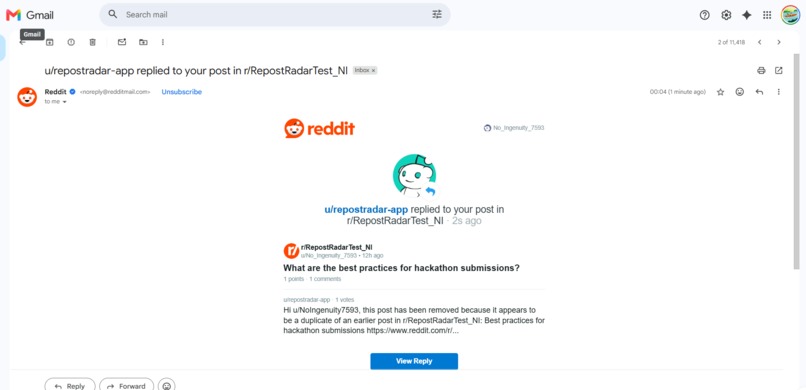 Repost Radar – screenshot 6