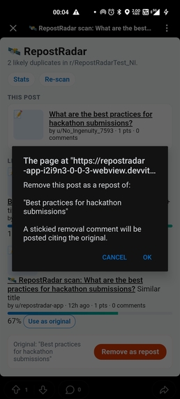 Repost Radar – screenshot 4