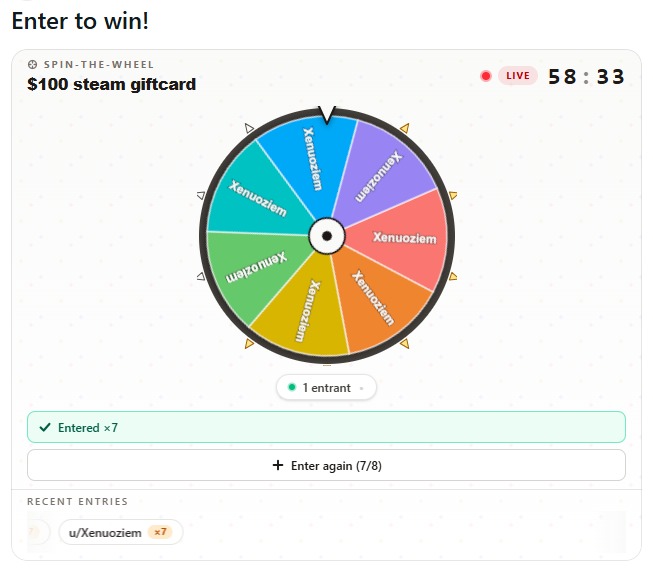 Giveaway app – screenshot 3