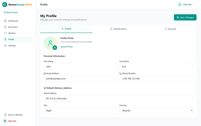 RenewCanvas Africa – screenshot 2