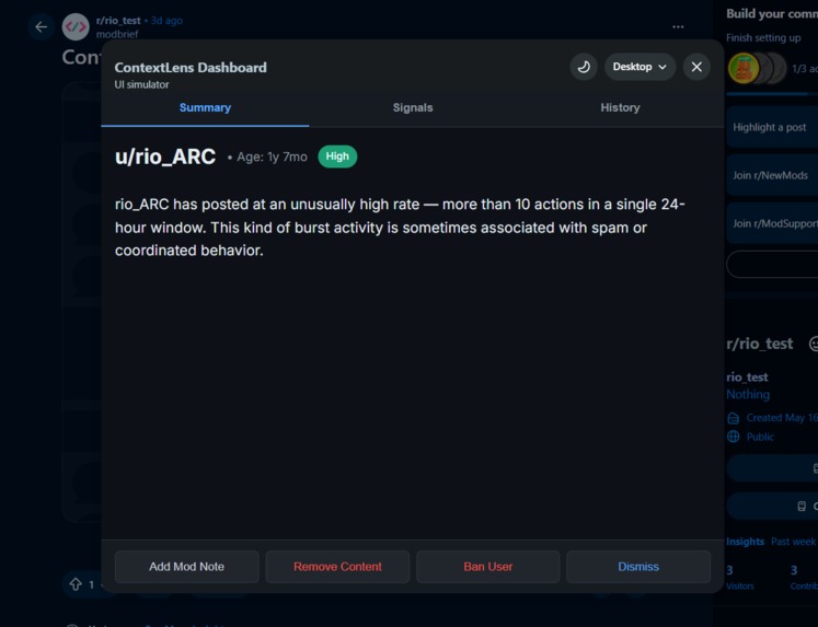 ContextLens — Moderation Context Intelligence – screenshot 3