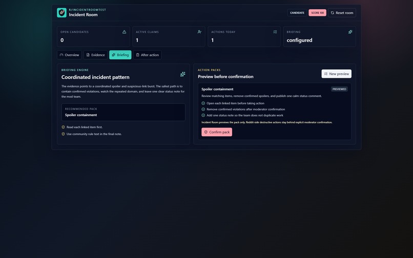 Incident Room – screenshot 1