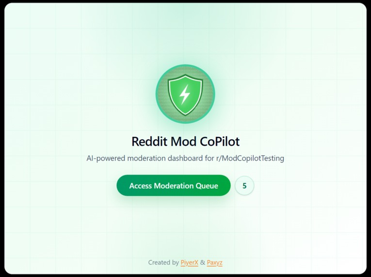 Reddit Mod Copilot – screenshot 1