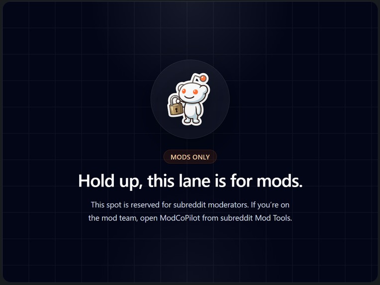 Reddit Mod Copilot – screenshot 3