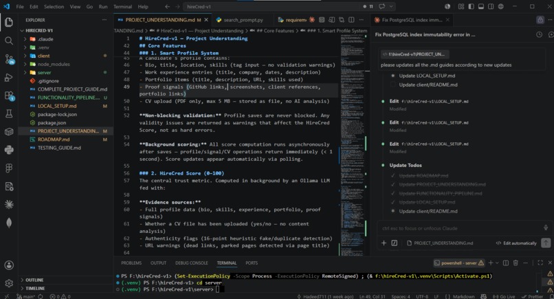 Hirecred – screenshot 2