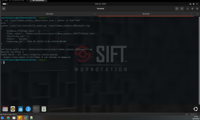 Ojuri-Forensically Defensible AI for DFIR – screenshot 1