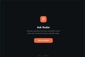 Ask Radar