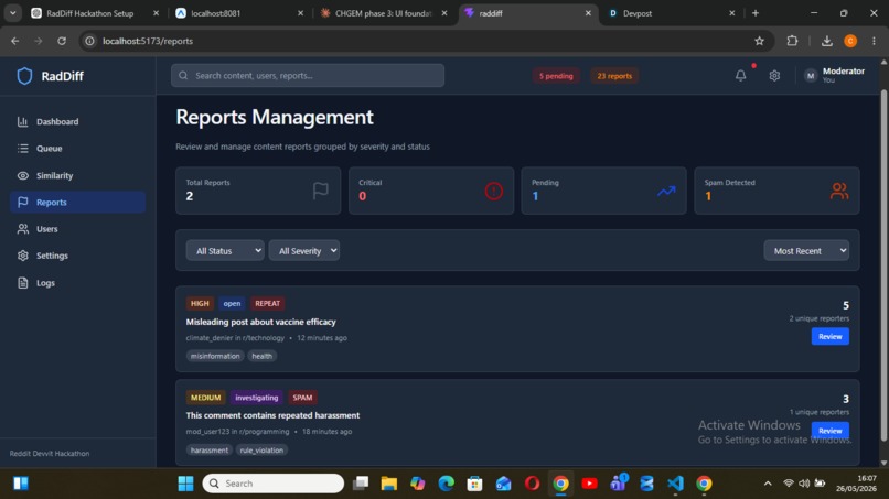 raddiff – screenshot 3