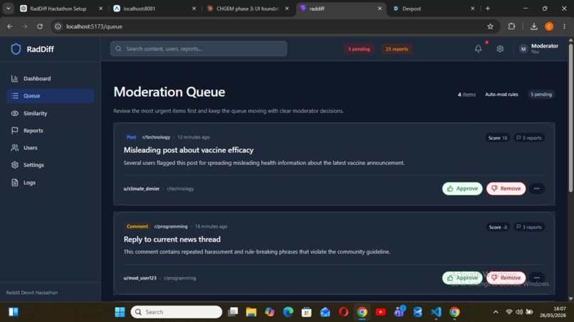raddiff – screenshot 6