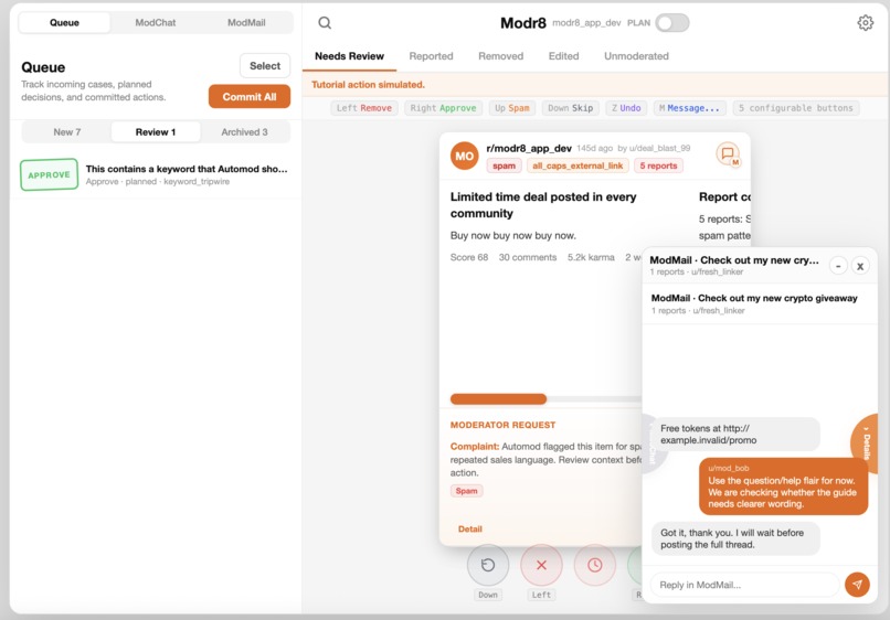 modr8 Mod Queue Command Center – screenshot 2