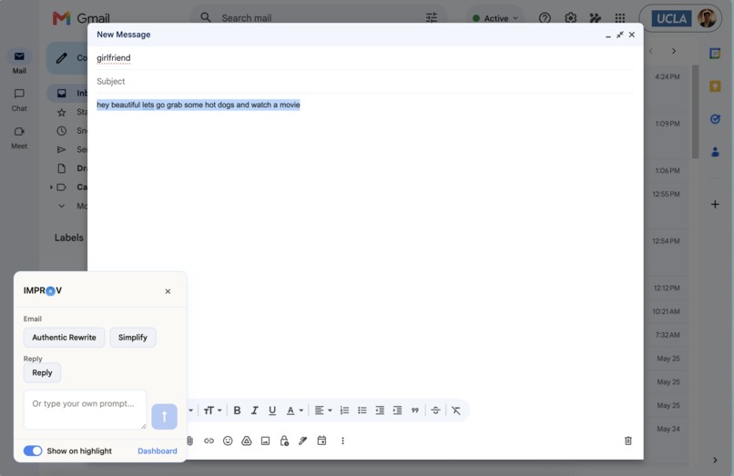 IMPROV – screenshot 3