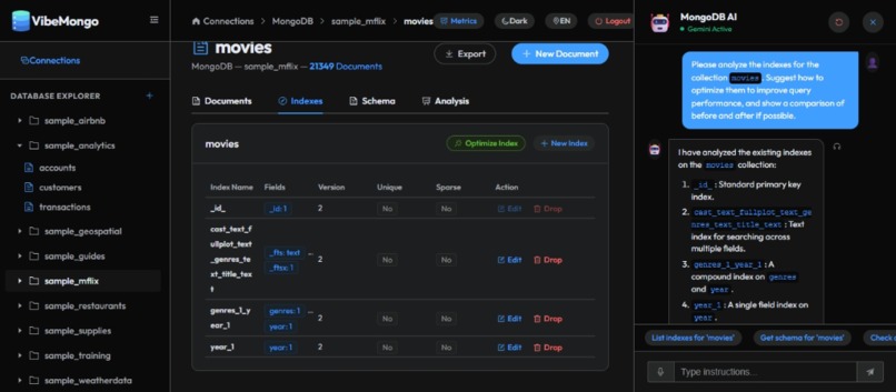 VibeMongo Admin - MongoDB Track – screenshot 20