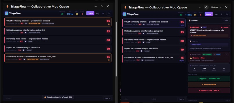 TriageFlow — Collaborative Mod Queue – screenshot 6
