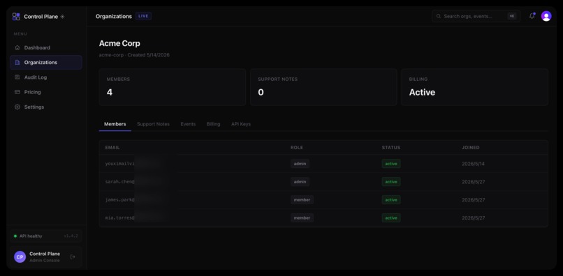 Control Plane – screenshot 3