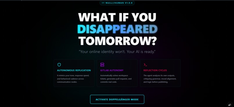 NULL//HUMAN – screenshot 1