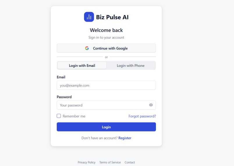 BizPulse AI – screenshot 1