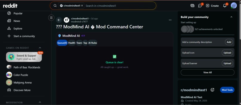 ModMind AI World's First AI Moderation Intelligence Platform – screenshot 1