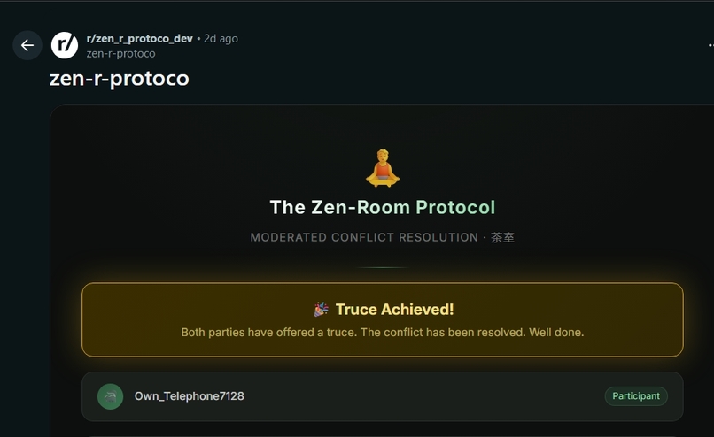 The Zen-Room Protocol – screenshot 1