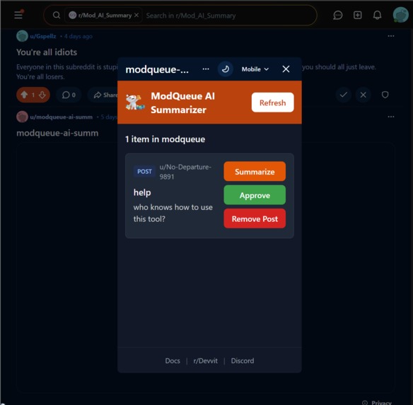 Mod_AI_Summary – screenshot 2