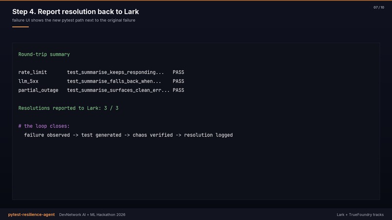 pytest-resilience-agent – screenshot 2